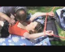 Screenshot 6 from Überraschung im Wald - Gangbang mit drei Fetischisten
