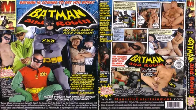 Batman And Robin: An All Male XXX Parody(2xDVDs)